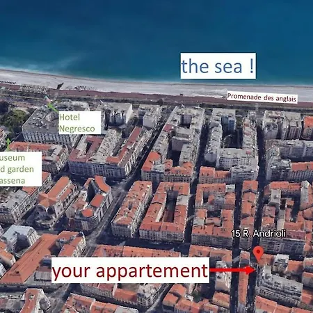Studio With Large Terrace Sea View 4th Floor דירה ניס